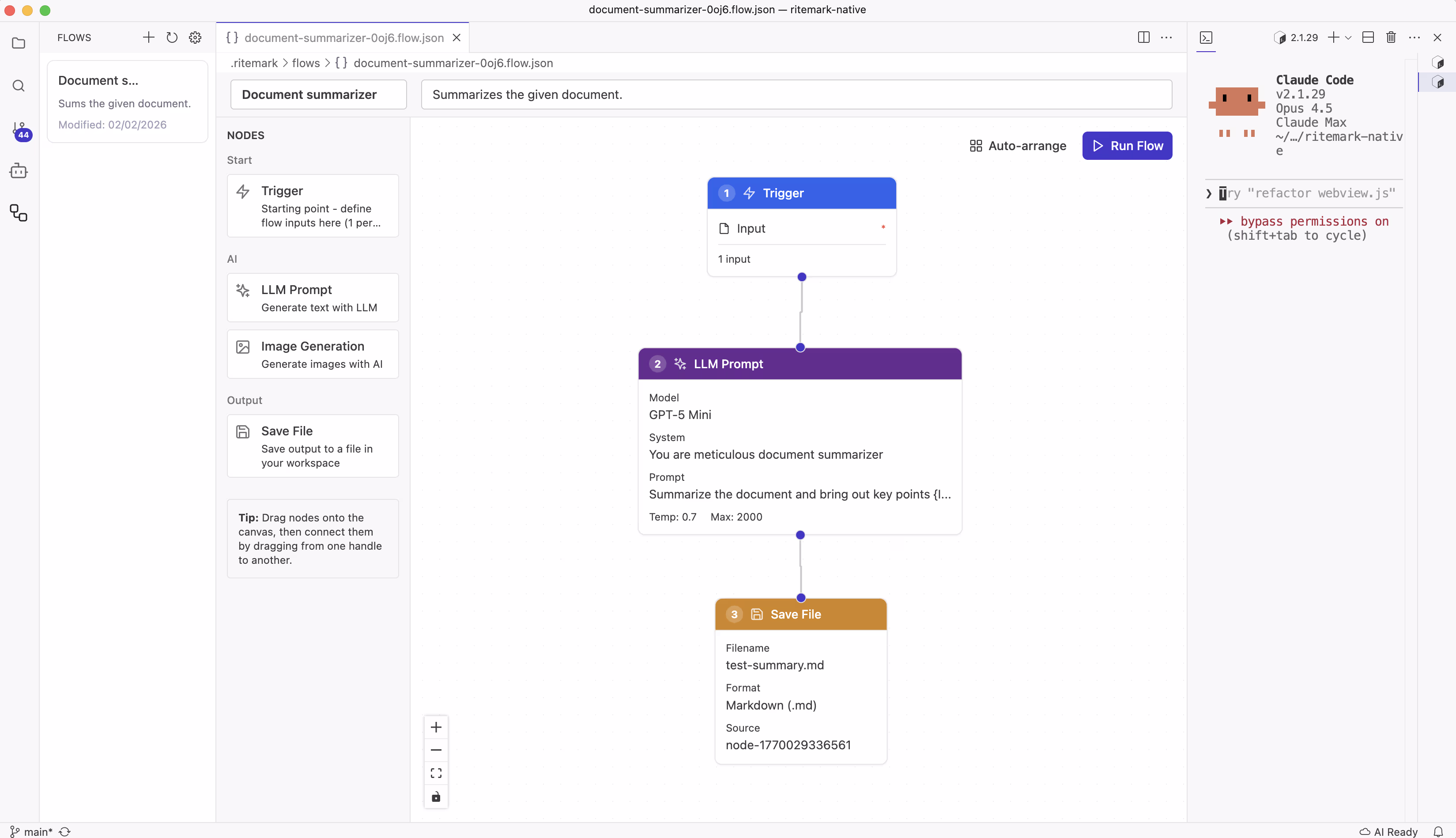 Ritemark Flows: visuaalsed AI-töövood on kohal